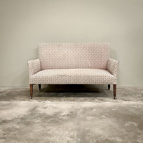 Small Edwardian Two Seater Sofa