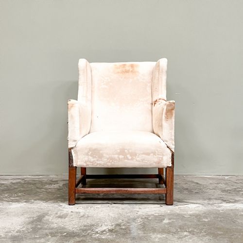 19TH CENTURY WING CHAIR - ADDITIONAL PHOTO 3