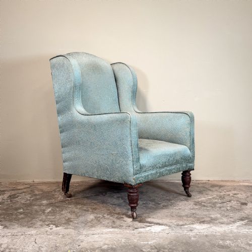 EDWARDIAN WING CHAIR - ADDITIONAL PHOTO 2