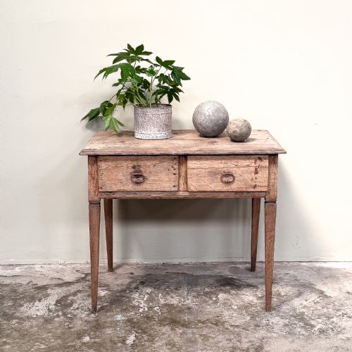 RUSTIC FRENCH SIDE TABLE - ADDITIONAL PHOTO 4