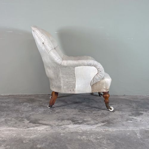 19TH CENTURY HOWARD AND SON STYLE ARMCHAIR - ADDITIONAL PHOTO 2