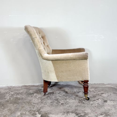 19TH CENTURY ENGLISH LIBRARY CHAIR - ADDITIONAL PHOTO 2