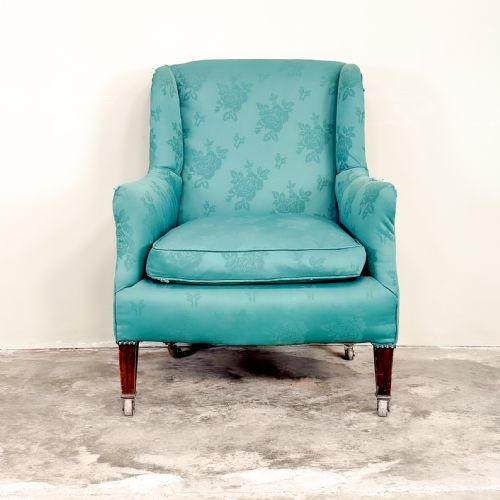 EDWARDIAN WINGED ARMCHAIR - ADDITIONAL PHOTO 1