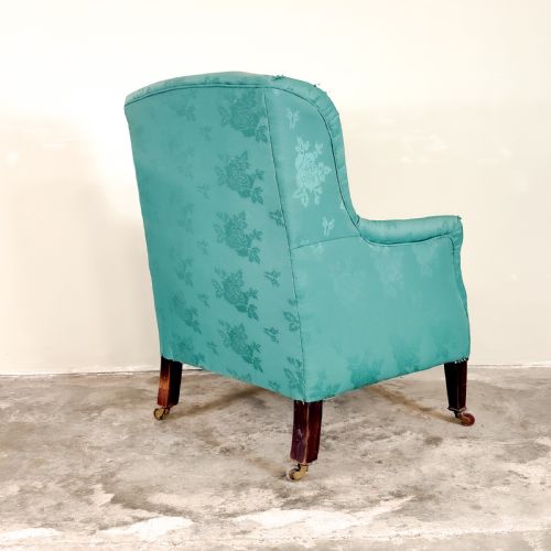 EDWARDIAN WINGED ARMCHAIR - ADDITIONAL PHOTO 3