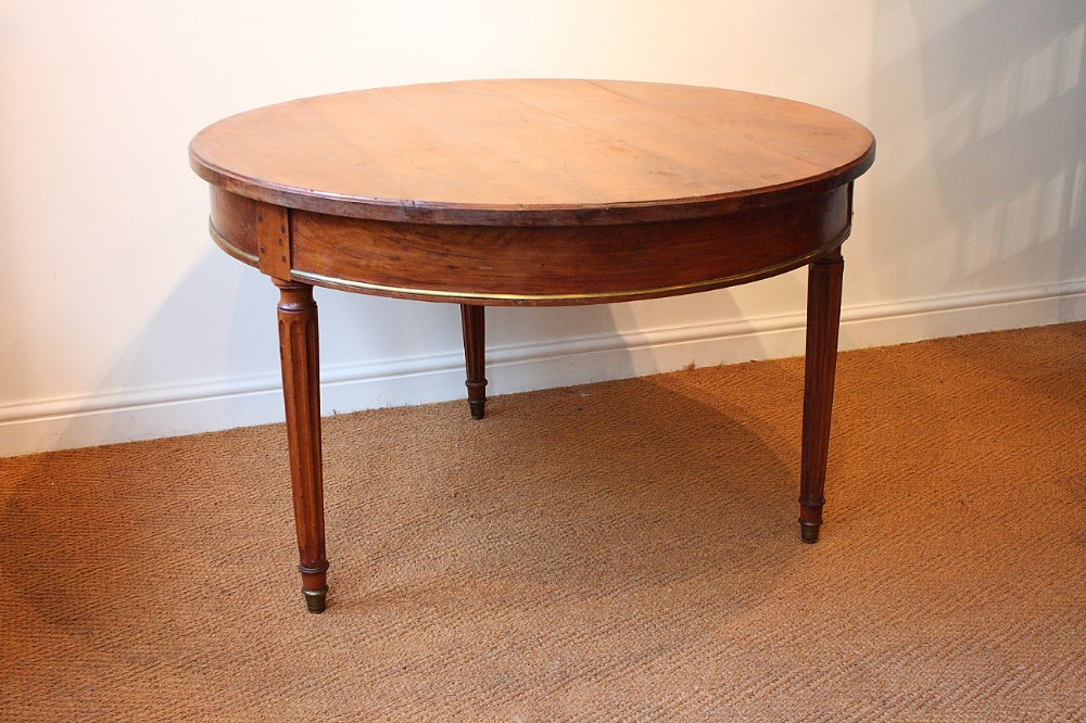 French walnut centre table