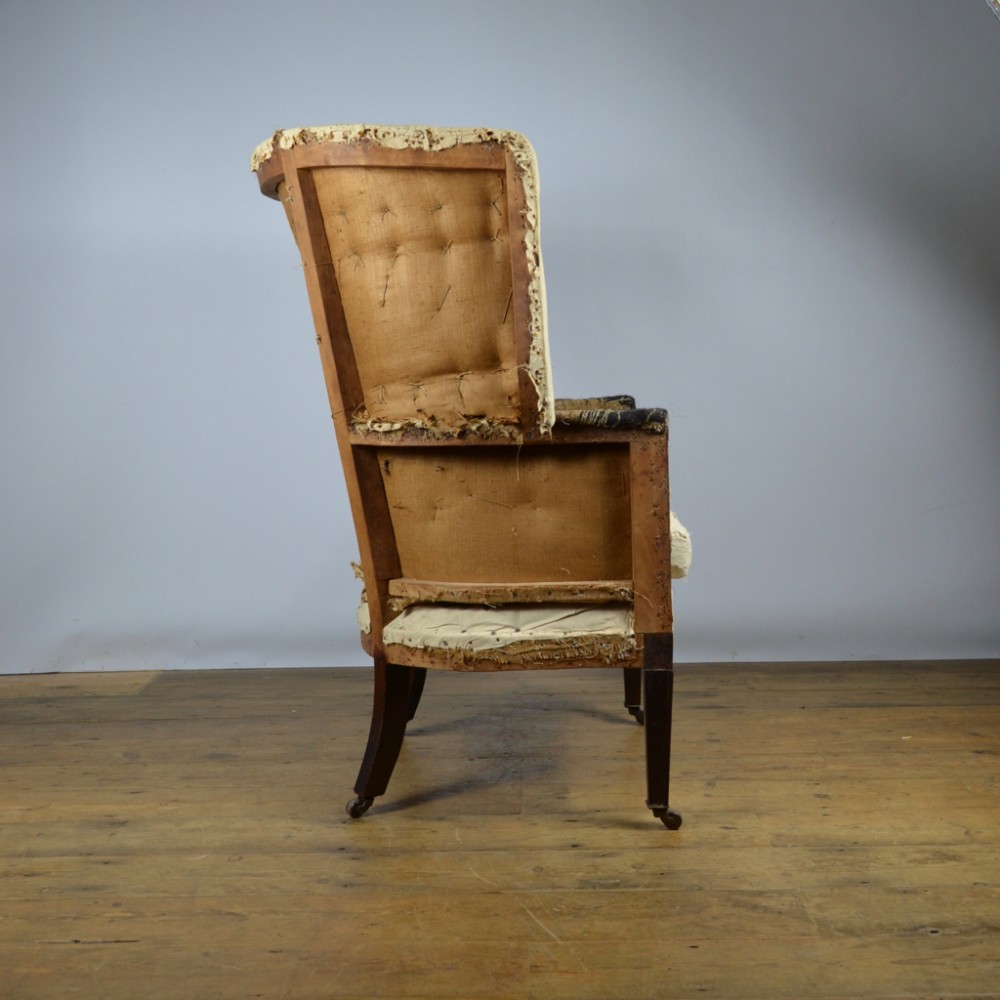 Edwardian Barrel Back Chair Inc Full Reupholstery