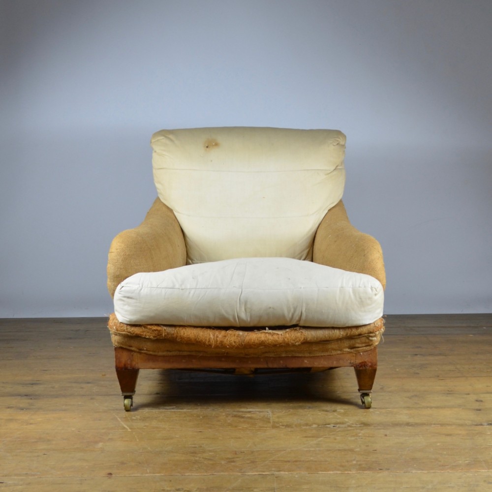 HOWARD STYLE ARMCHAIR - REUPHOLSTERY INCLUDED - C266