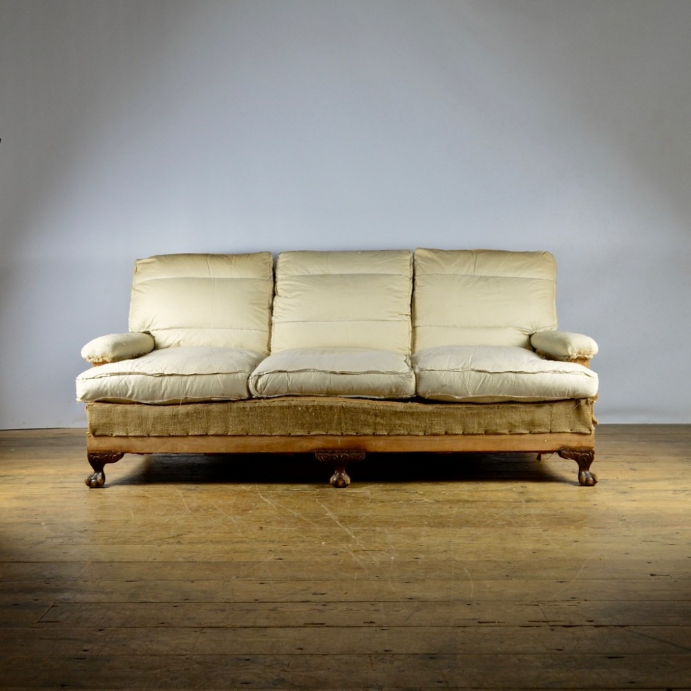 1920's COUNTRY HOUSE SOFA - REUPHOLSTERY INCLUDED - C320
