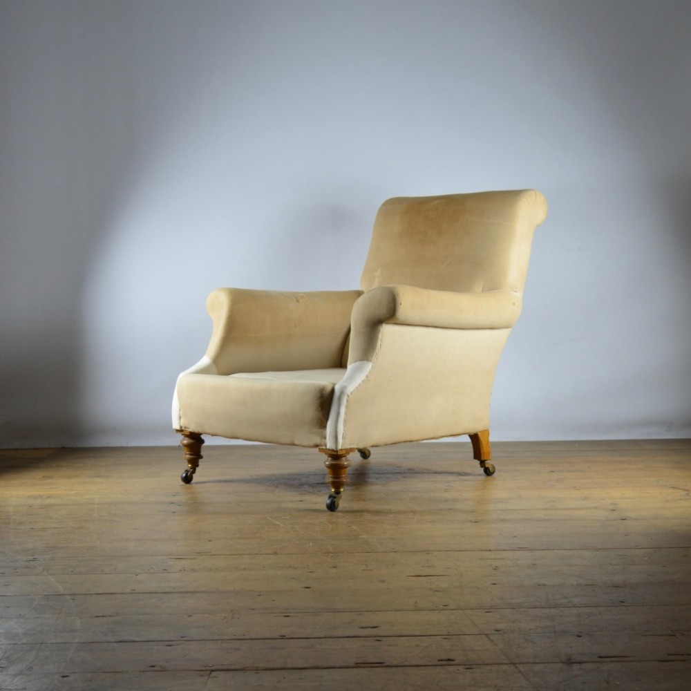 DEEP SEATED ARMCHAIR - REUPHOLSTERY INCLUDED