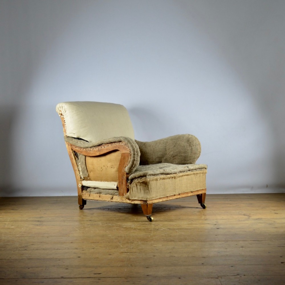 HOWARD STYLE ENGLISH ARMCHAIR - REUPHOLSTERY INC.