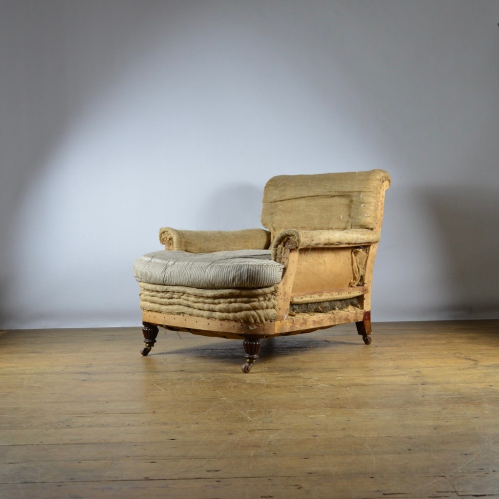 EDWARDIAN DEEP SEATED ARMCHAIR - FULL REUPHOL. INC