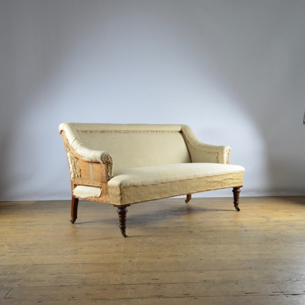 PRETTY TWO SEATER SOFA - REUPHOLSTERY INC.