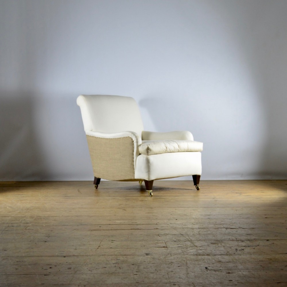 ENGLISH HOWARD STYLE ARMCHAIR - FULL REUPHOL. INC.
