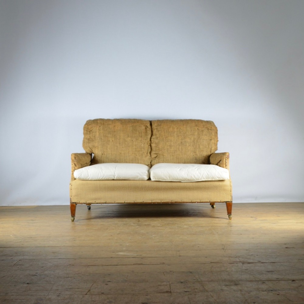 ENGLISH TWO SEATER SOFA - FULL REUPHOL. INC.