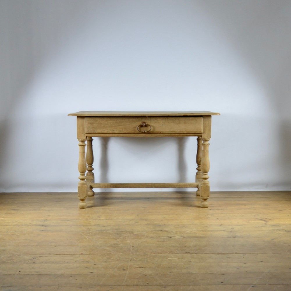 FRENCH OAK SIDE TABLE
