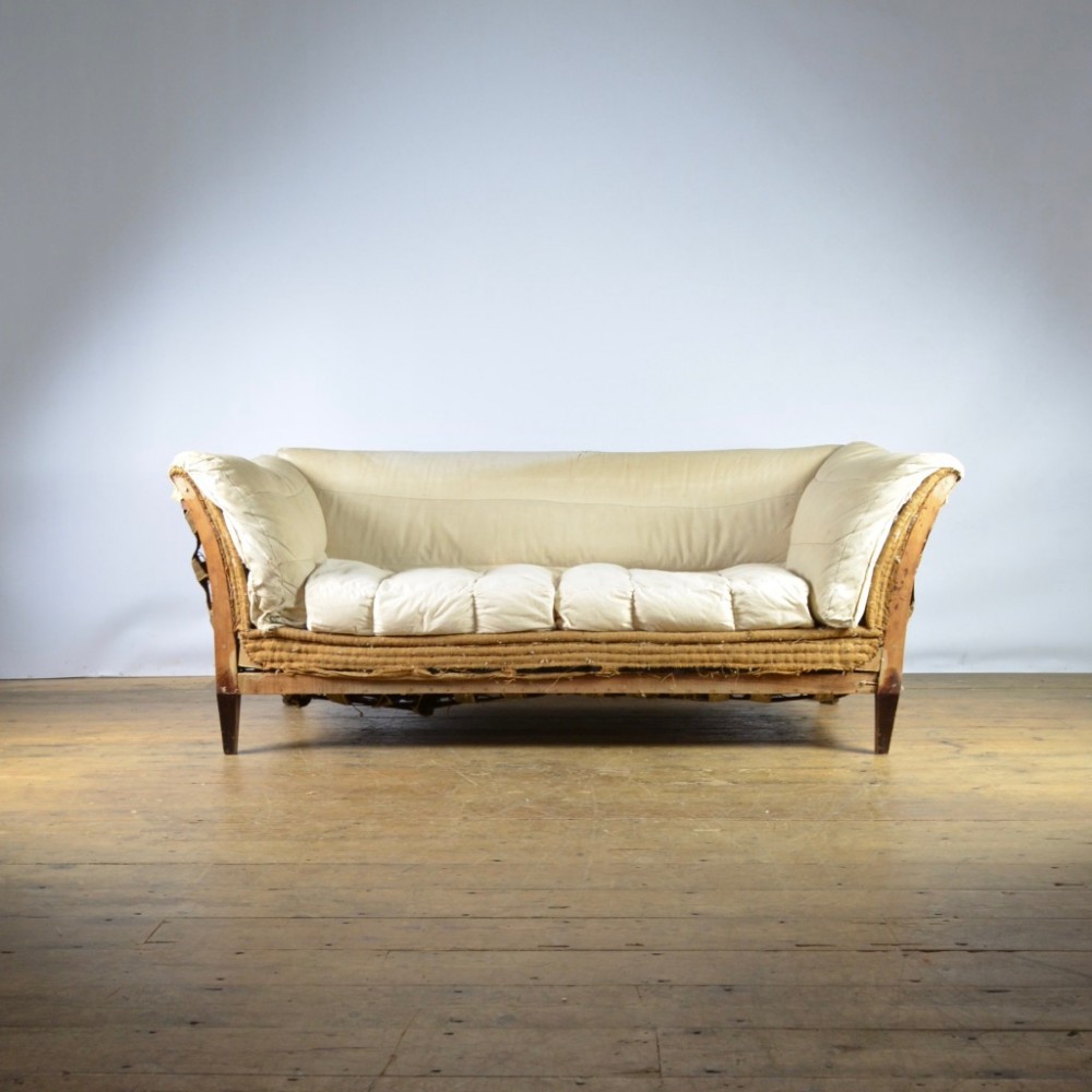 HAMPTON & SON TWO SEATER SOFA - FULL REUPHOL. INC.