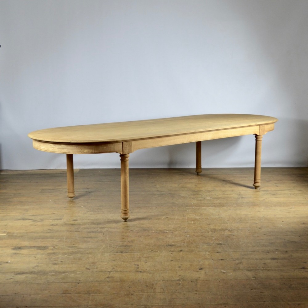 VERY LARGE FRENCH D-END TABLE
