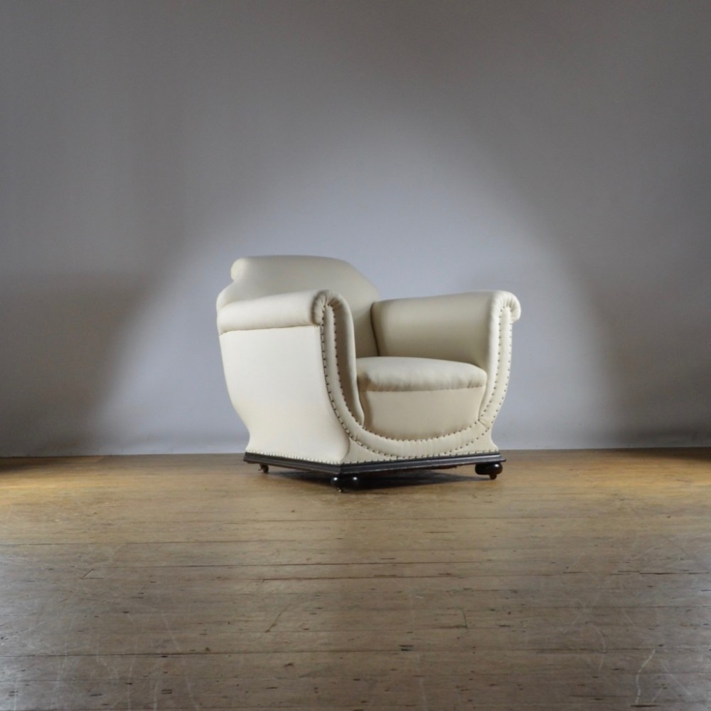 ART DECO CHAIR - FULL REUPHOLSTERY INC.