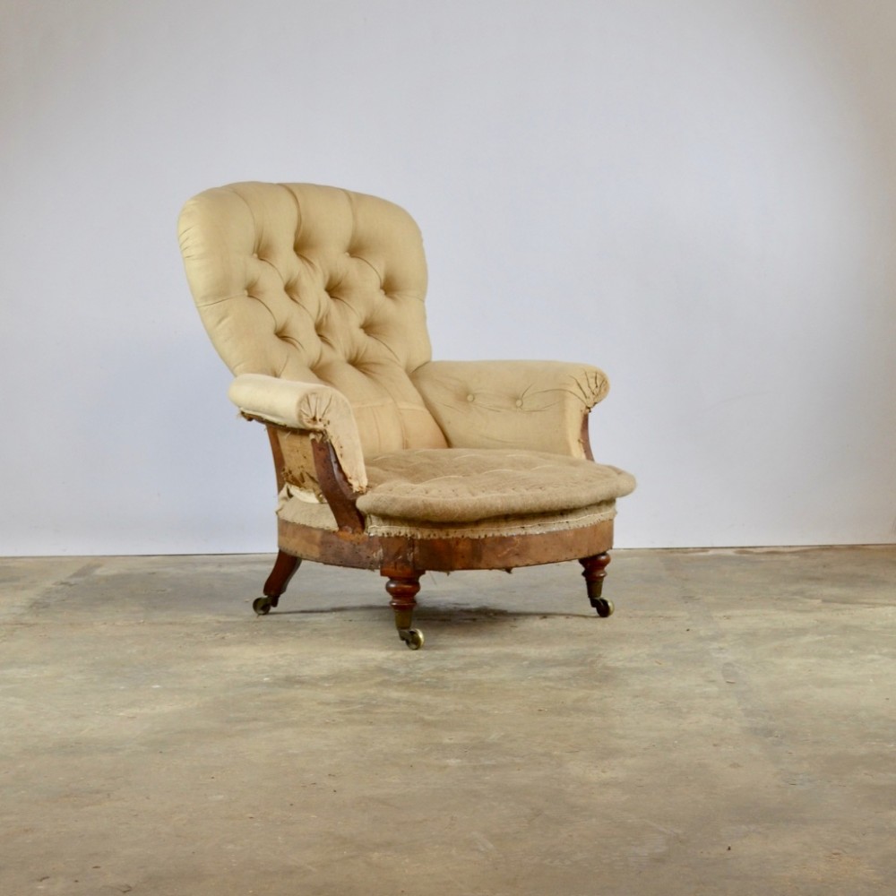 19th Century Spoon Back Armchair