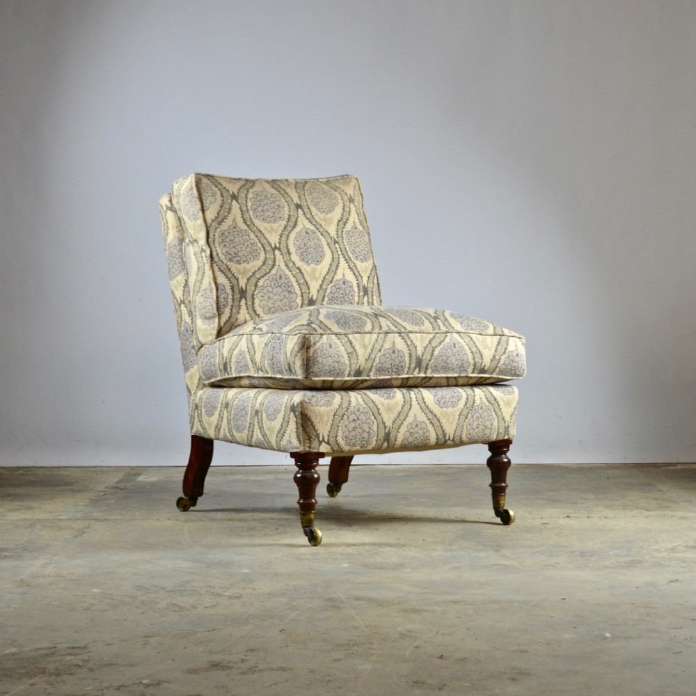19th Century Slipper Chair 