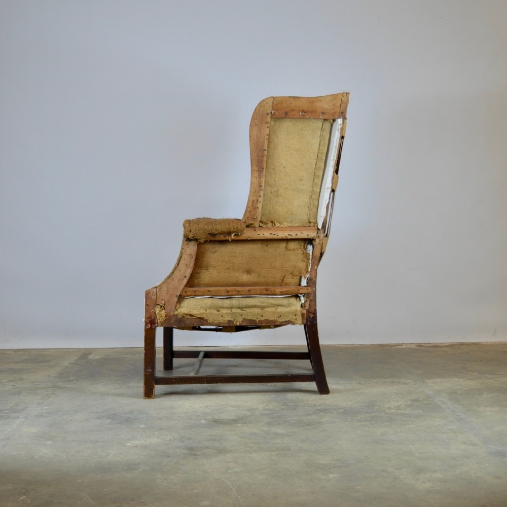 English Wing Chair, Full Reupholstery Inc. View III