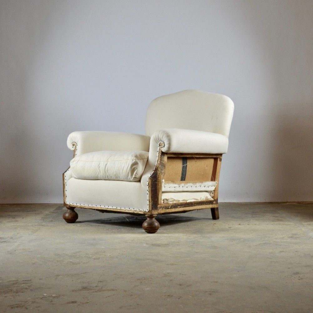 Pair of 1930s Armchairs, Full Reupholstery Inc. View II