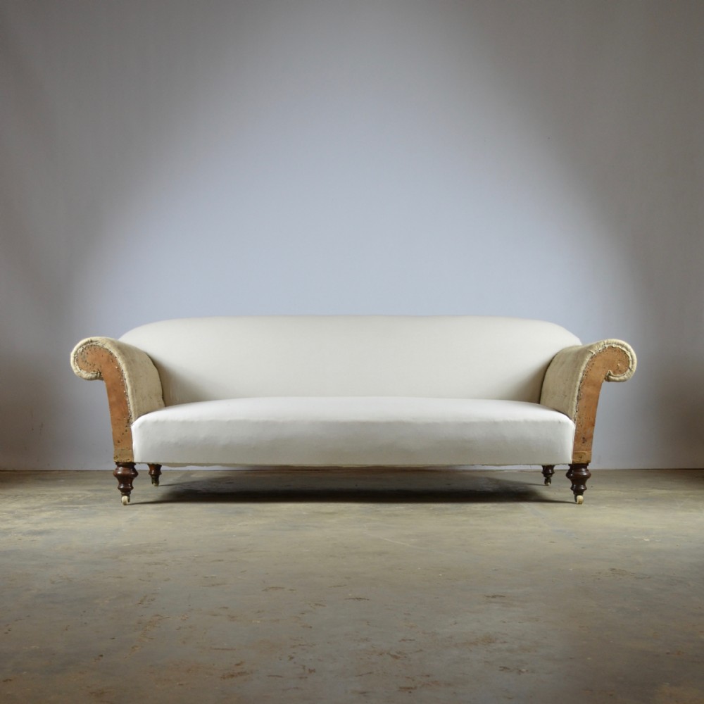 19th Century English Sofa, Full Upholstery Inc.