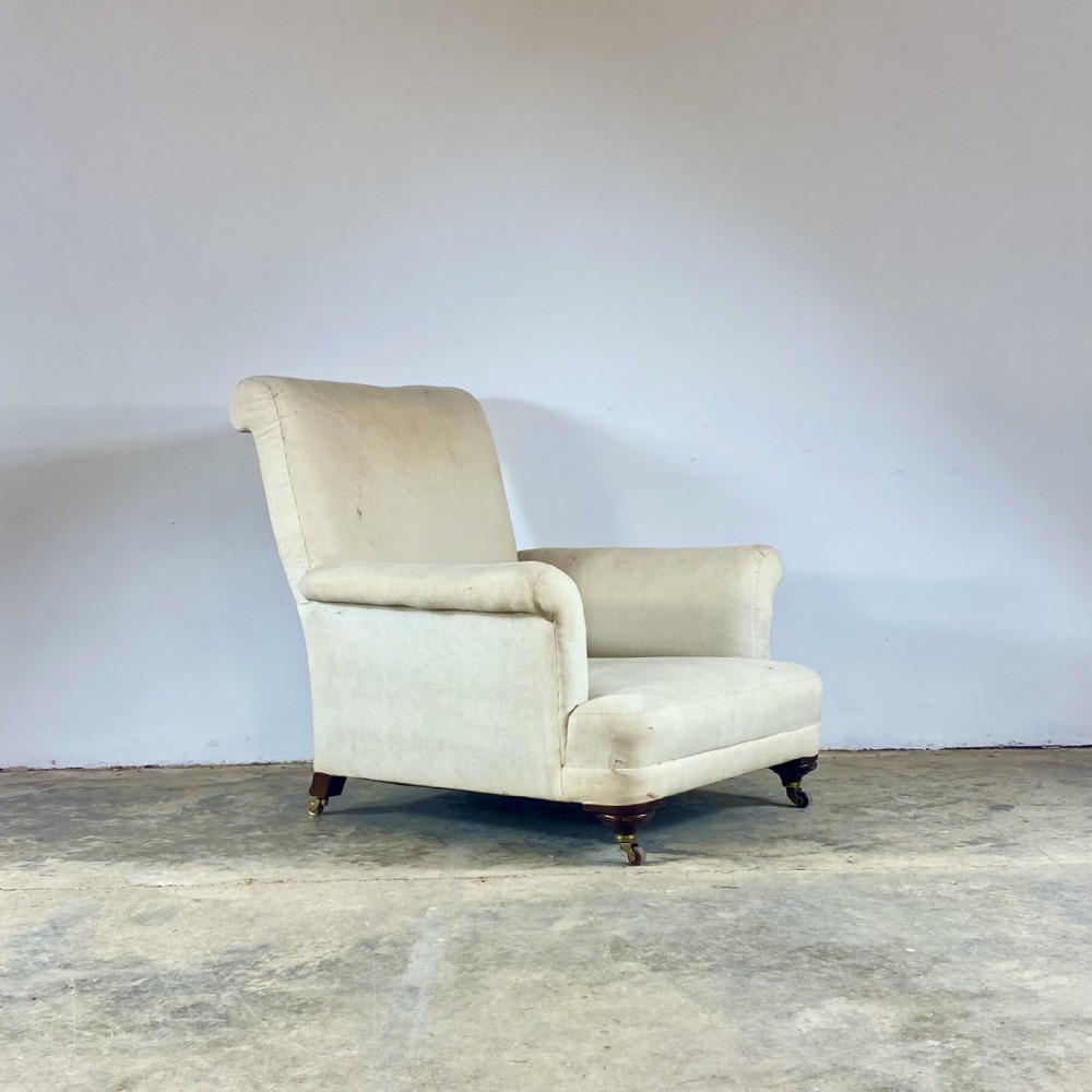 Late 19th Century Deep Seated Armchair