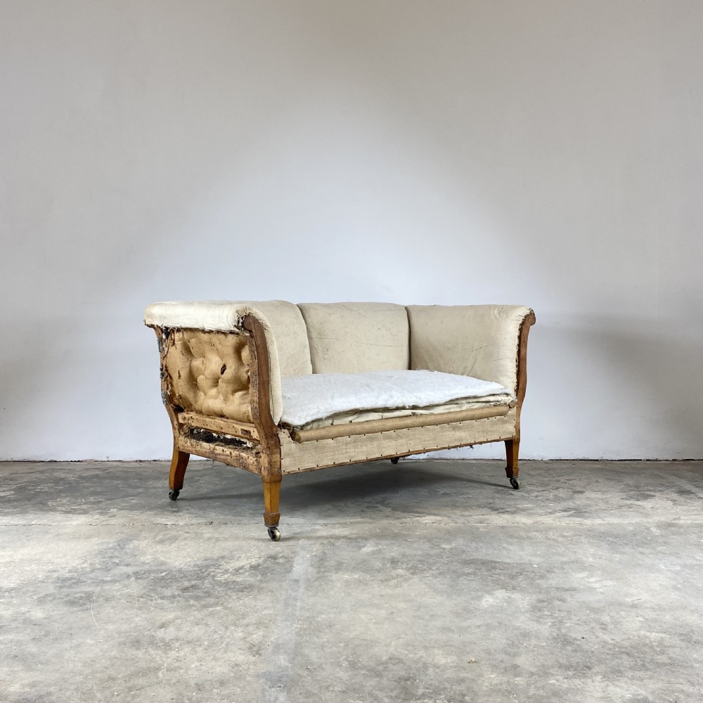 Pretty Edwardian Two Seater Sofa View II