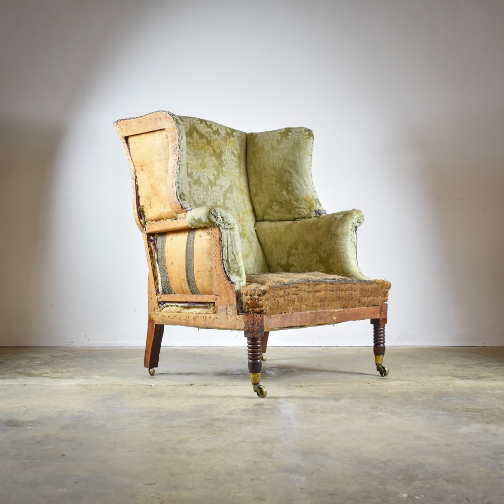 19th Century Wing Chair View III