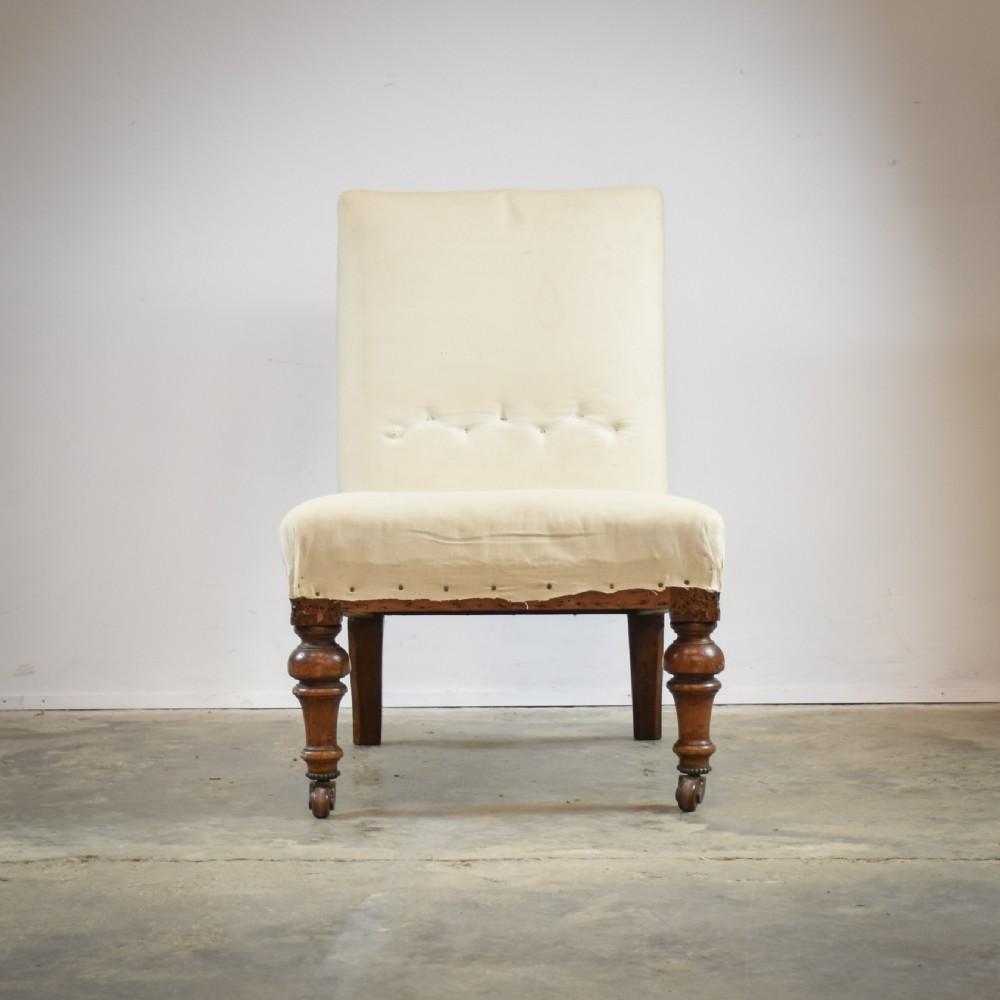 19th Century Small Slipper Chair View II