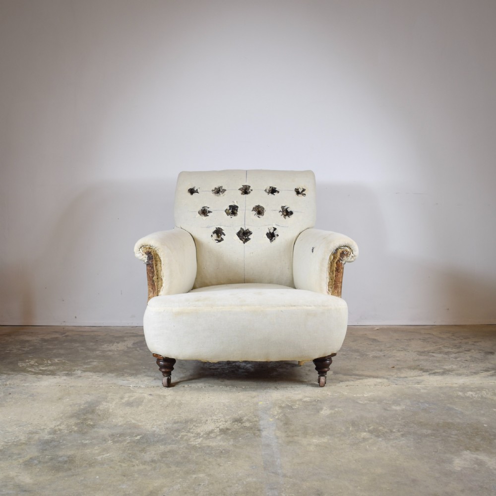 Deep Seated English Armchair View II