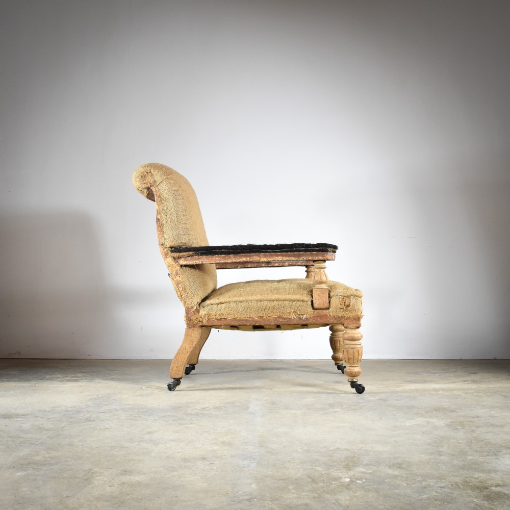 C625  Large Open Arm Library Chair View III