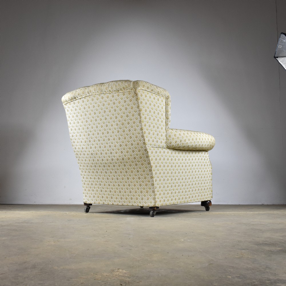 1930s Deep Winged Armchair View IV