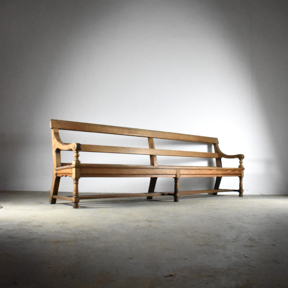 Pair of Pitch Pine Pews 