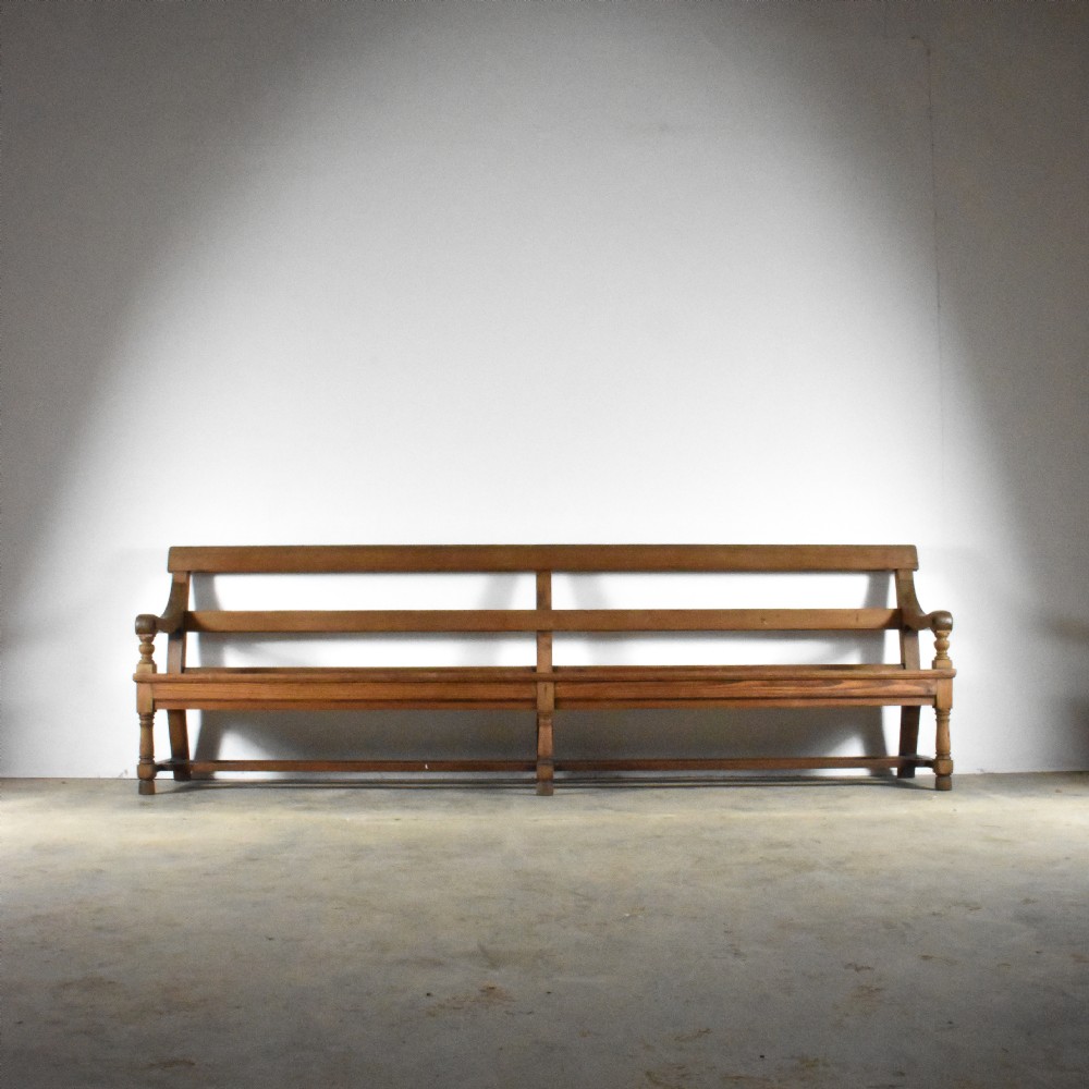 Pair of Pitch Pine Pews  View II