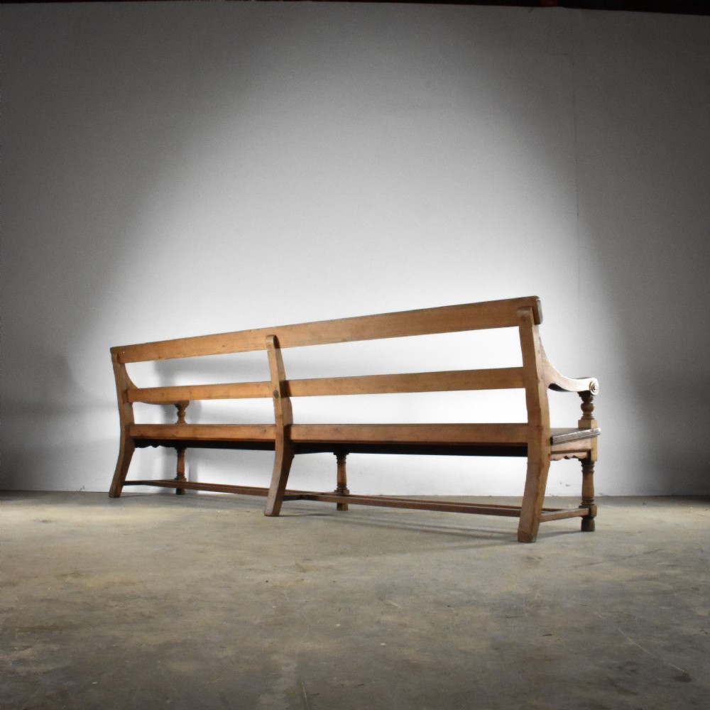 Pair of Pitch Pine Pews  View V