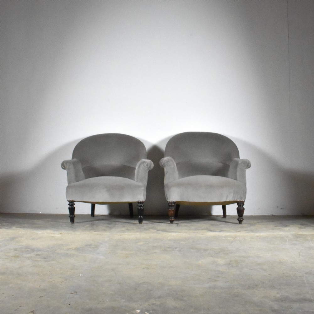 Pair of French Fauteuil View V