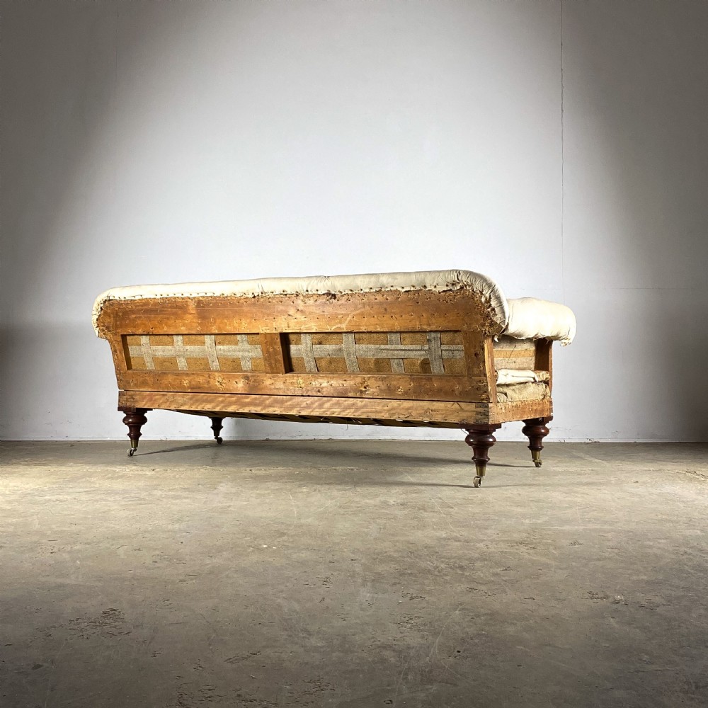 C756 19th Century Scroll Arm Sofa View III