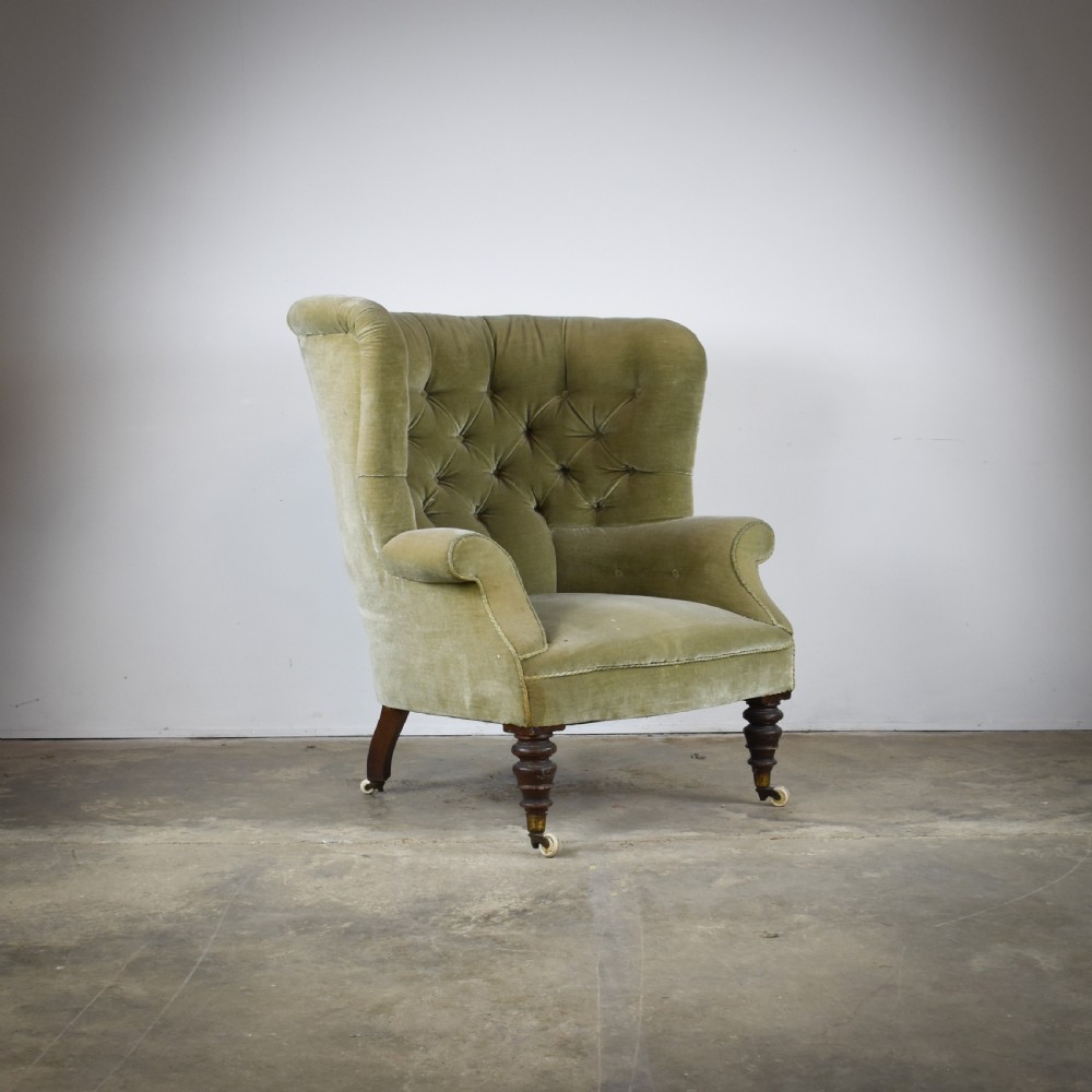 C755 19th Century Barrel Back Chair