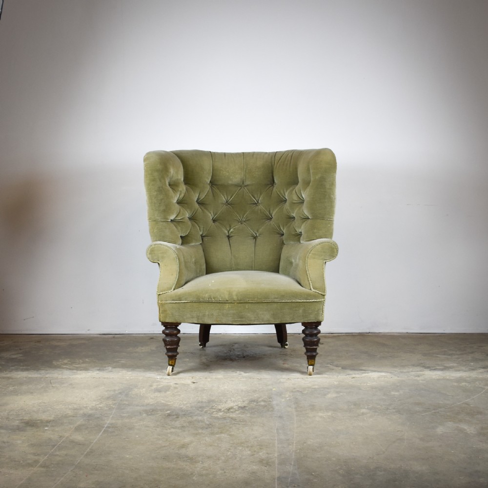 C755 19th Century Barrel Back Chair View II
