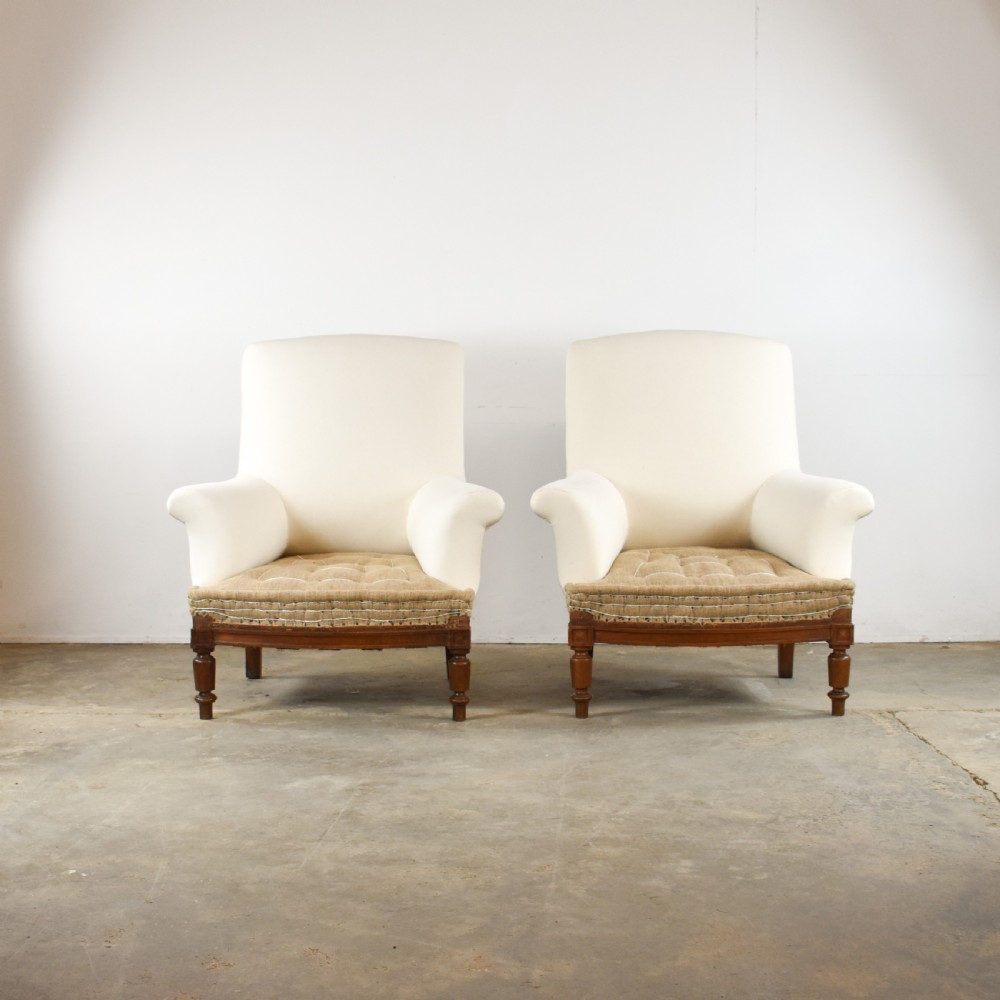 Pair of French Fauteuil Armchairs View II
