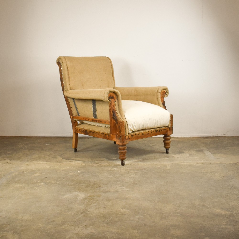 Scroll Arm English Armchair