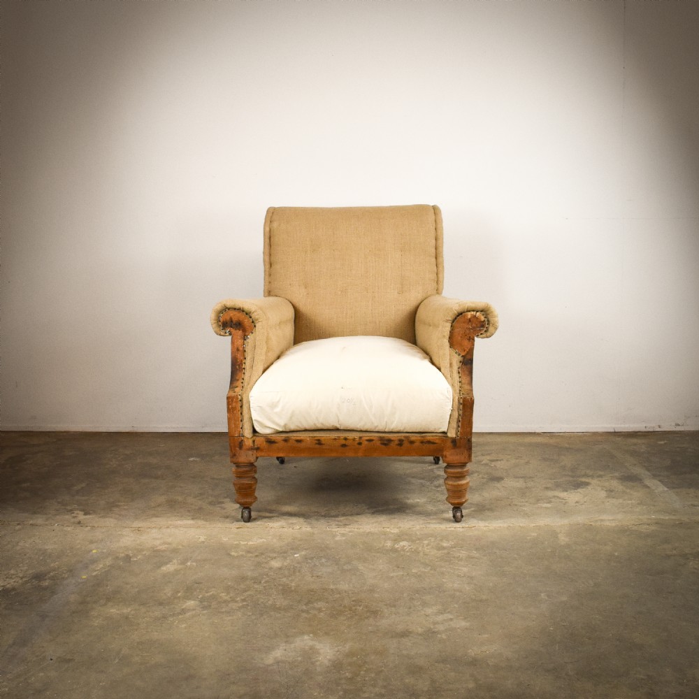 Scroll Arm English Armchair View II