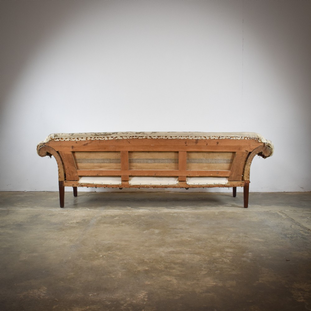 19th Century Scroll arm Sofa  View IV