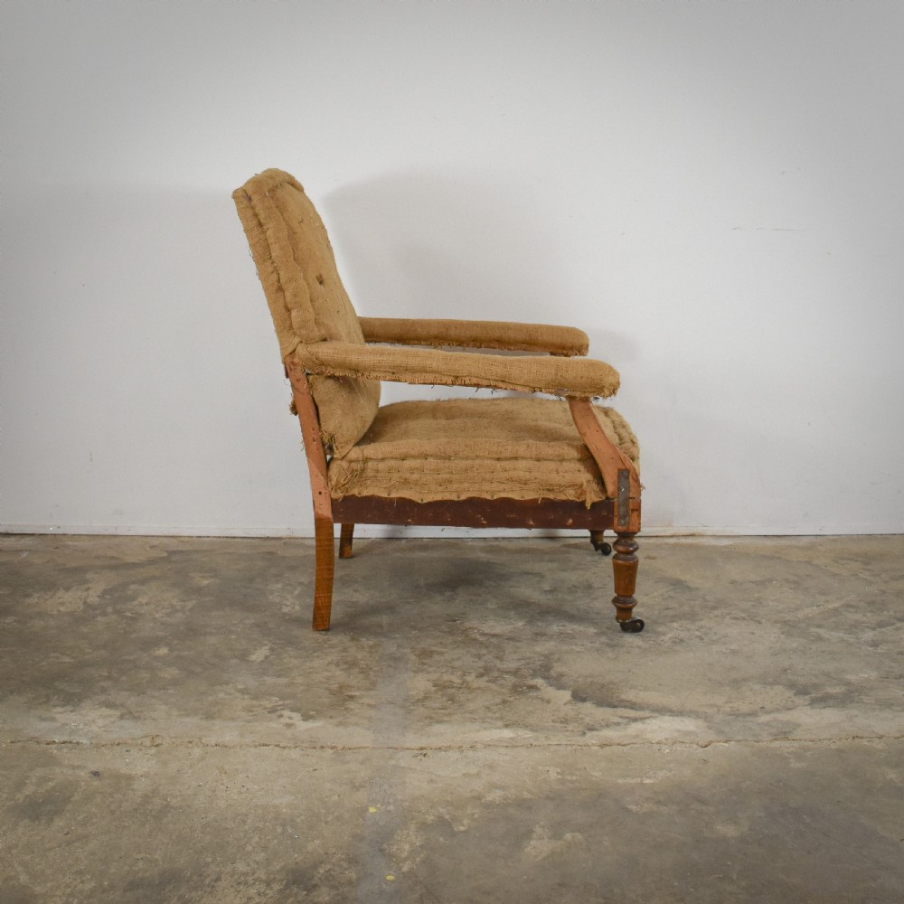 19th Century Flat Arm Armchair  View III