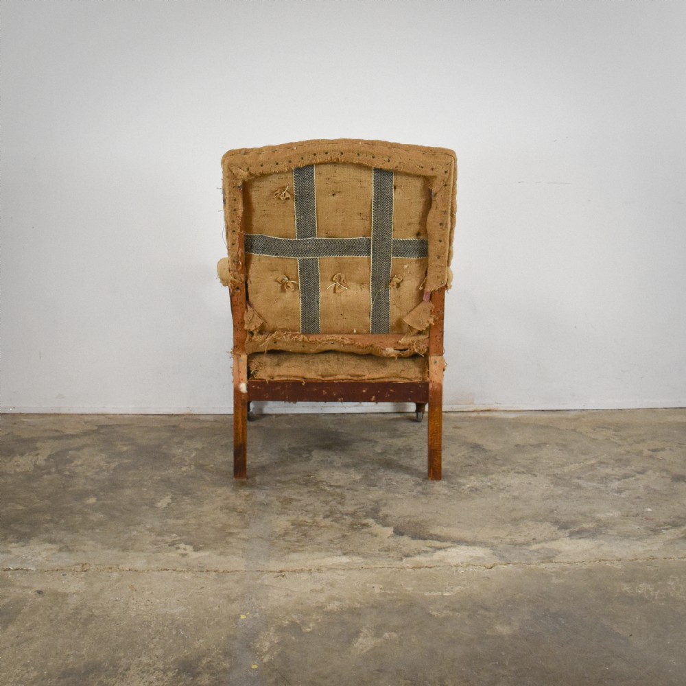 19th Century Flat Arm Armchair  View IV