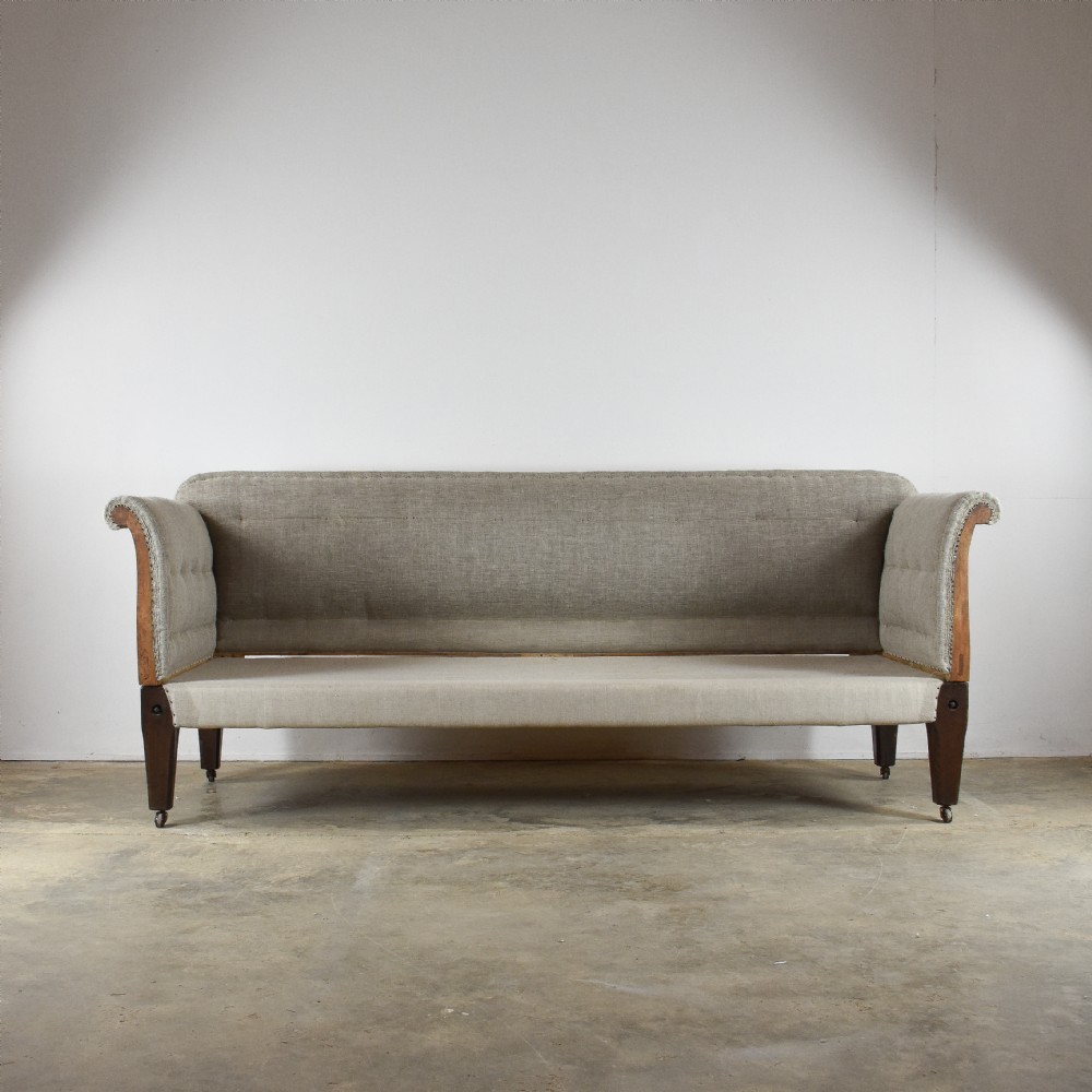 19th Century Campaign Sofa  View II