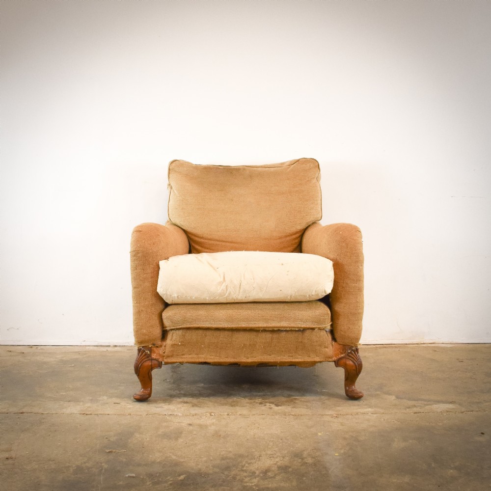 1920s Deep Seated Country House Armchair View II