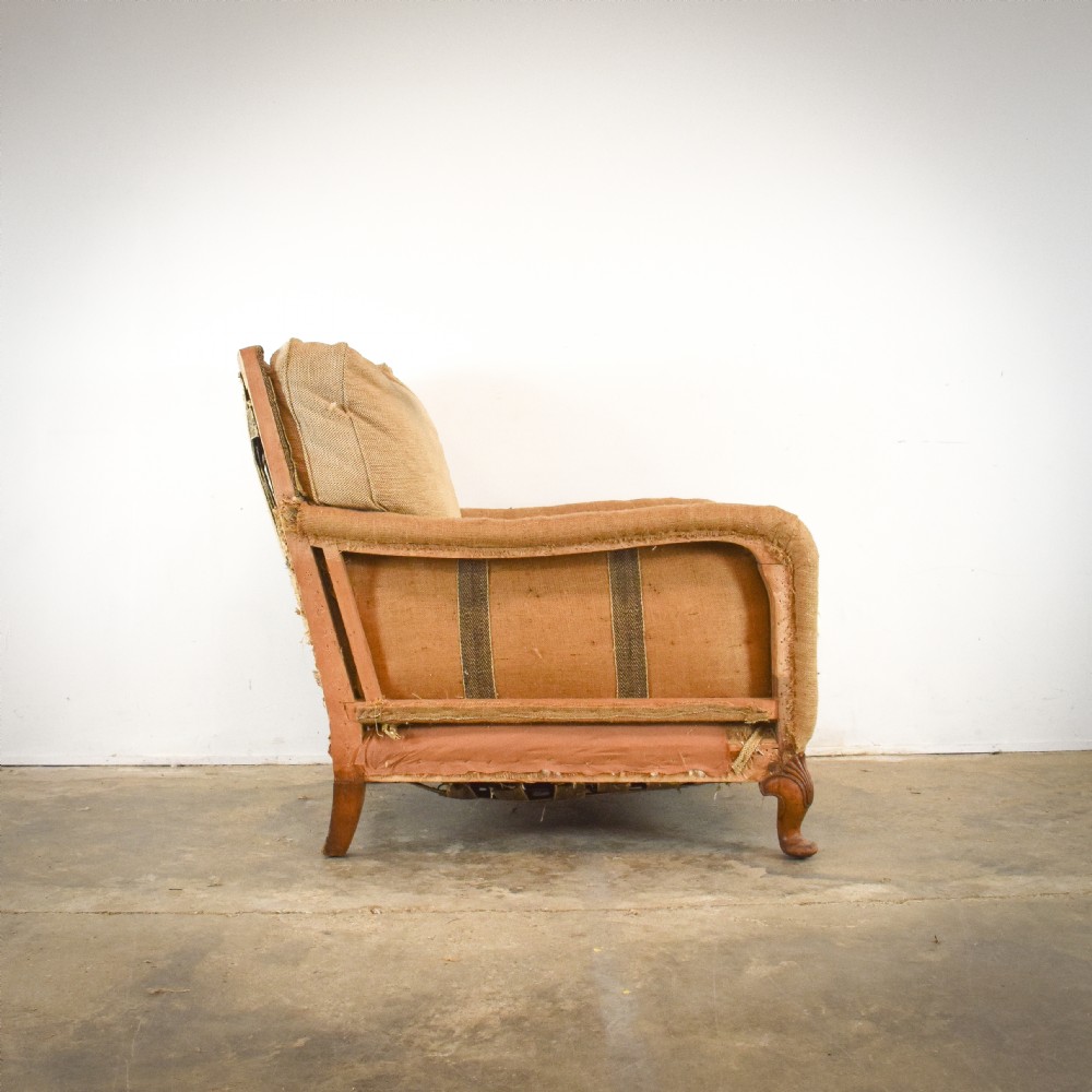 1920s Deep Seated Country House Armchair View III